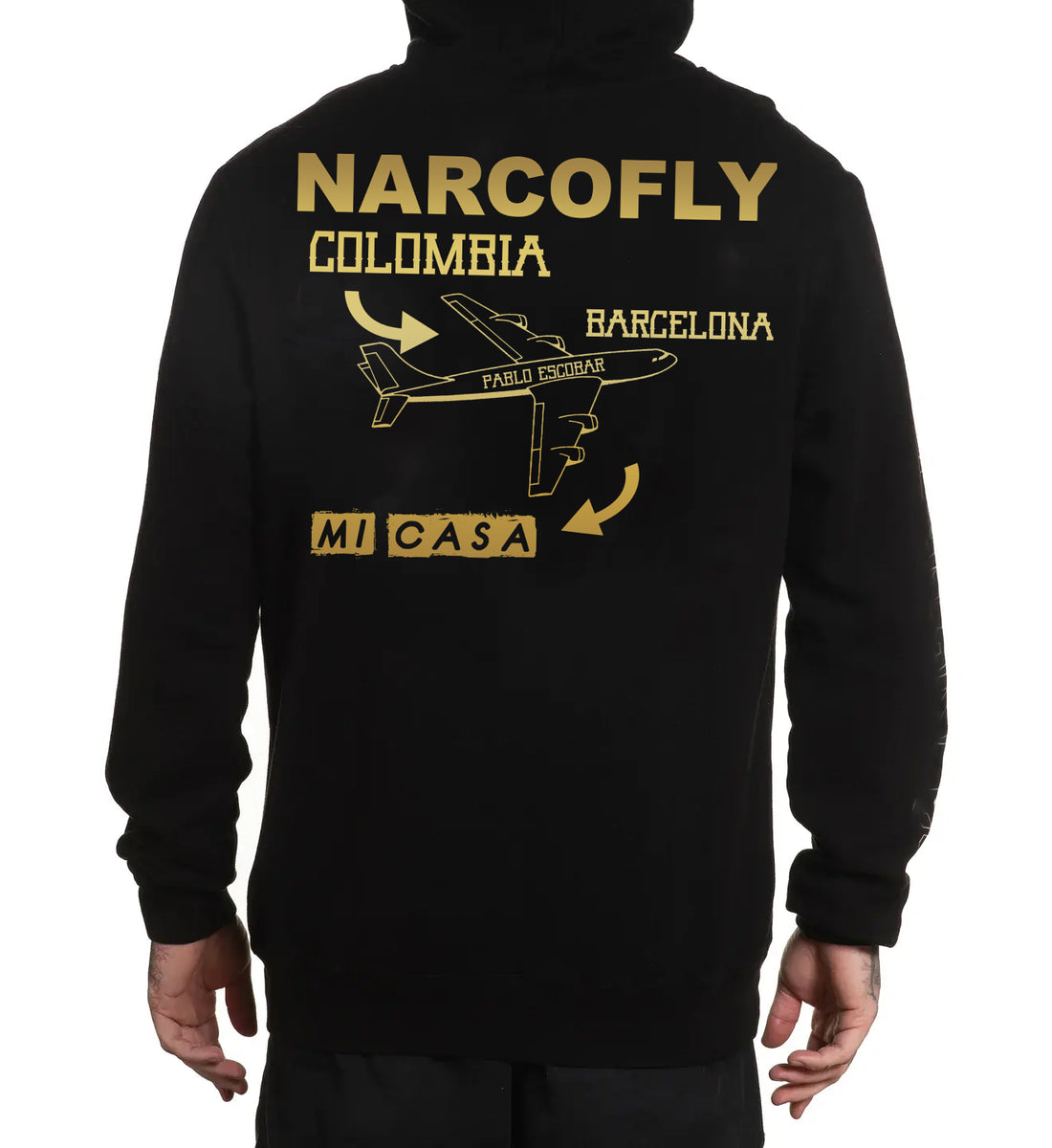 Felpa con cappuccio Pablo Escobar Narco Fly
