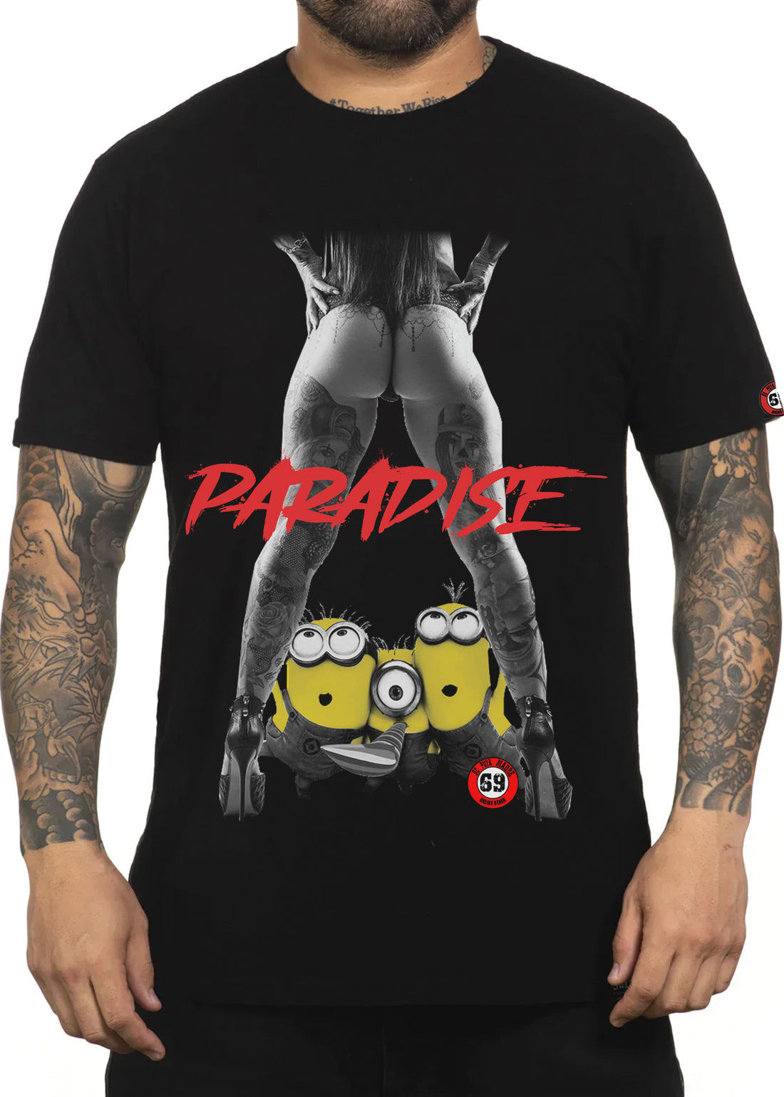 T-shirt da uomo DPM 69 design Paradiso!