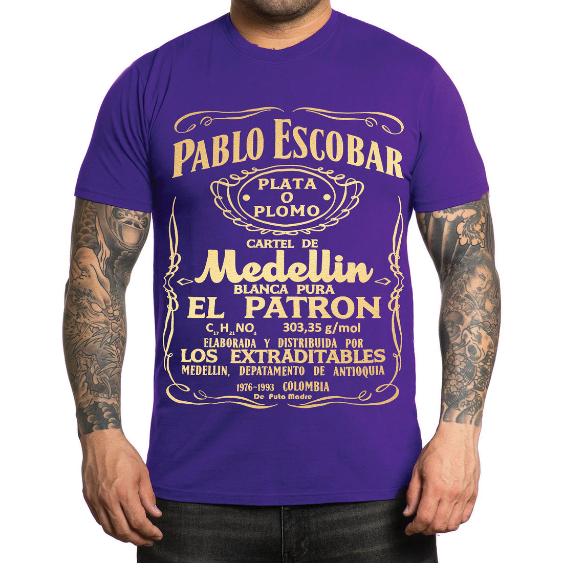 DPM69 Herren T-Shirt Medelin Cartel