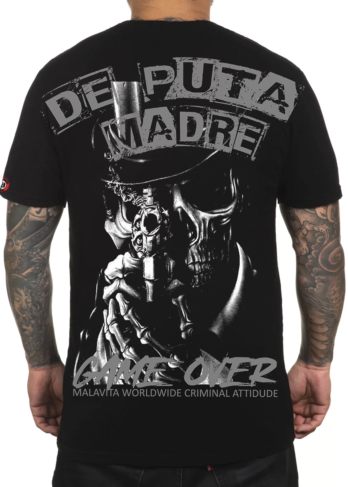 DPM69 Herren T-Shirt Malavita Worldwide