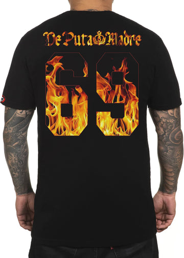 DPM 69 MEN'S T-Shirt design  Fire
