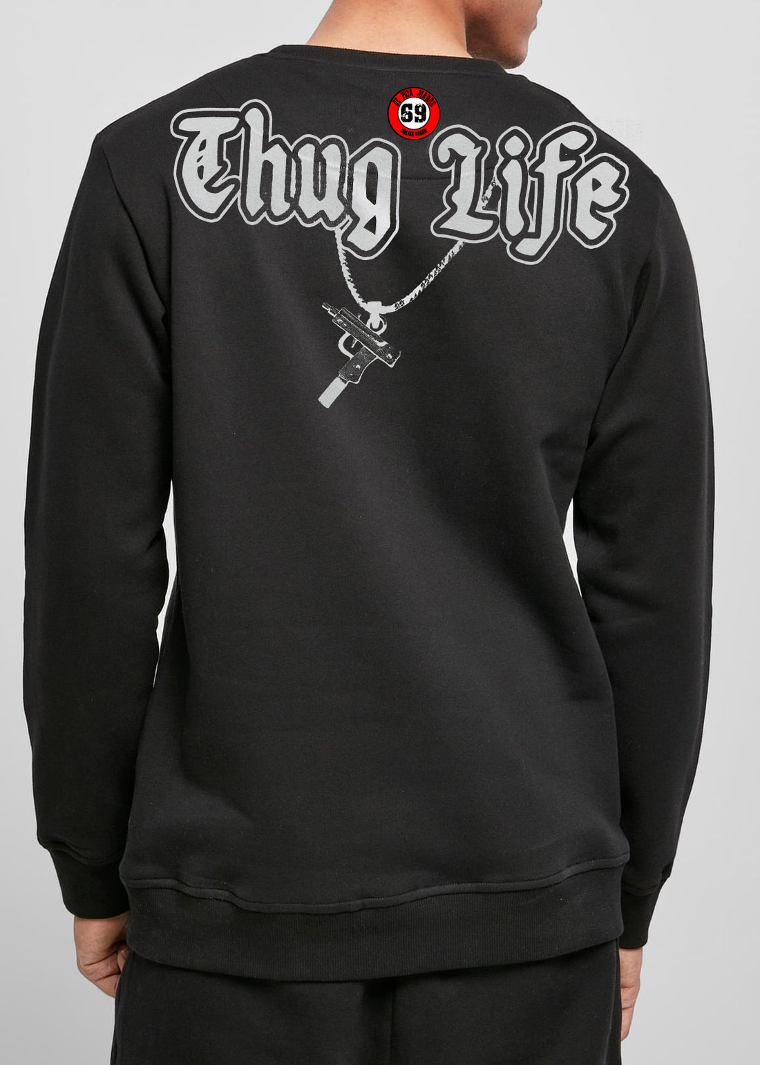 DPM 69 Men's sweatshirt design  Thug Life Pac