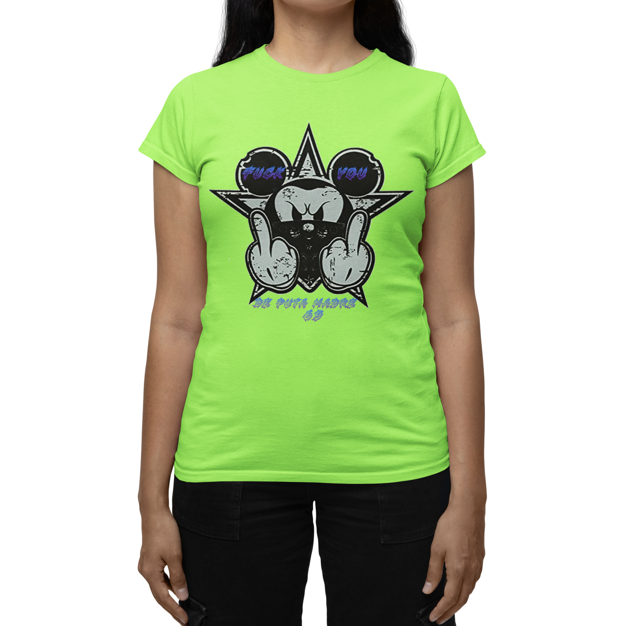 DPM69 Women's T-shirt F*ck you Mickey