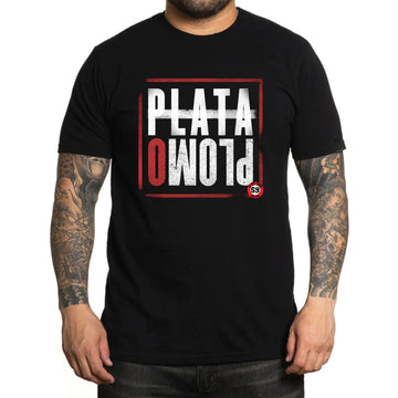 DPM69 T-shirt da uomo Design fatto a mano Plata Plomo Narcos nera