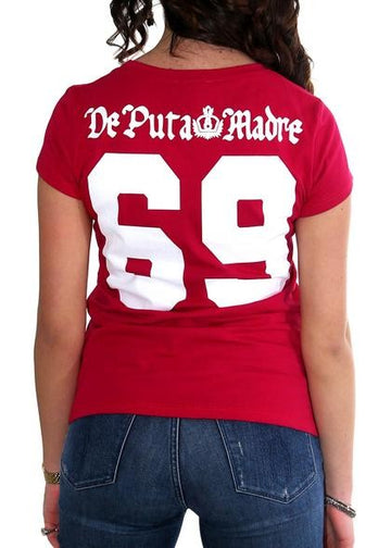 DPM69 Damen T-Shirt die 69 Legende magenta