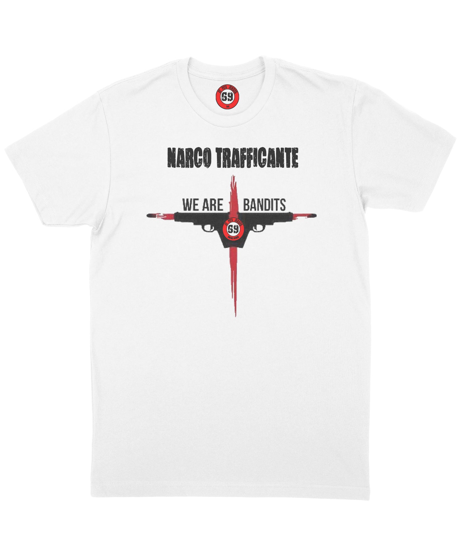 DPM69 T-shirt da uomo Design fatto a mano We are Bandits Narcos