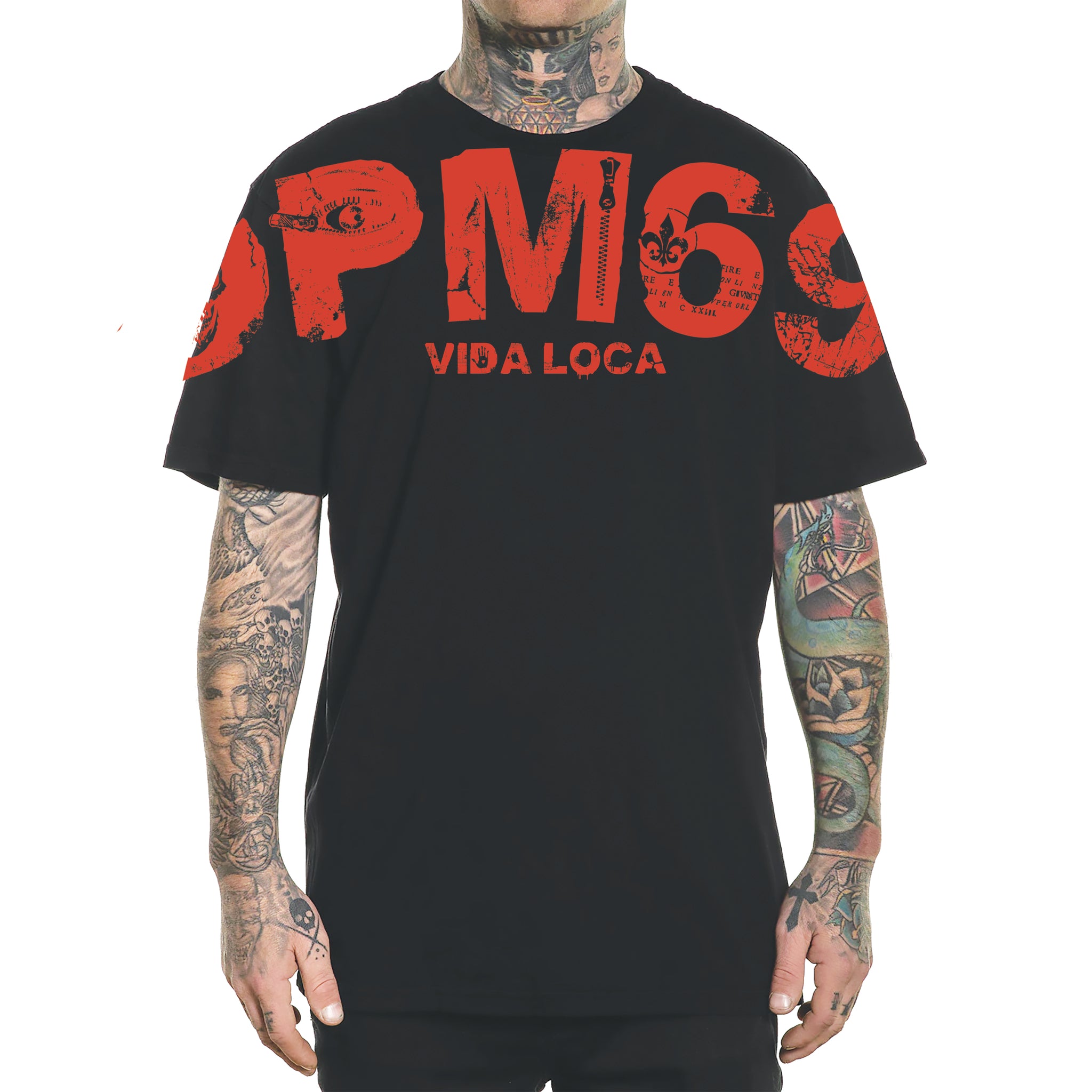 DPM69 T-Shirt Fatto a mano in Italia VIDA LOCA
