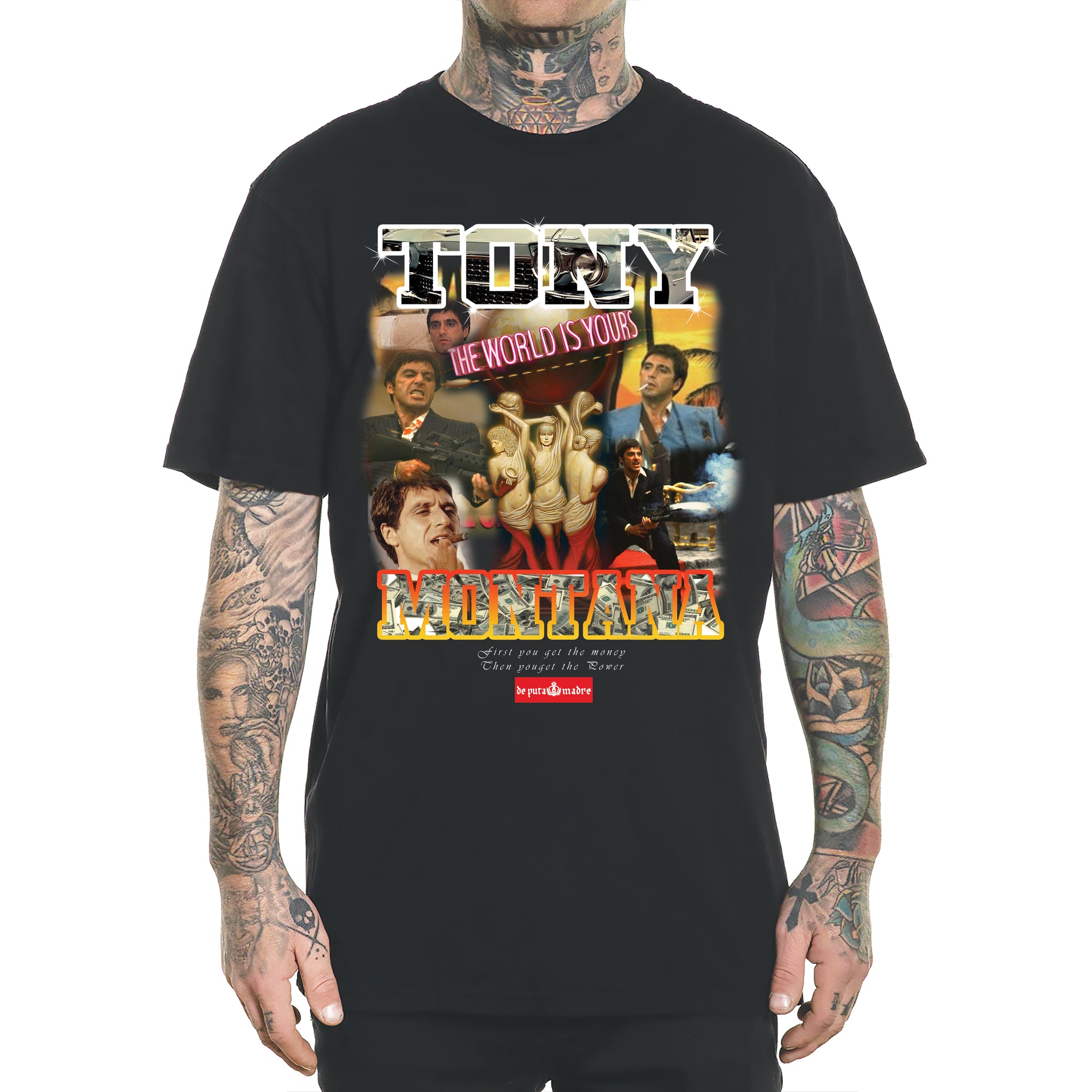 T-shirt da uomo DPM 69 design Tony Montana