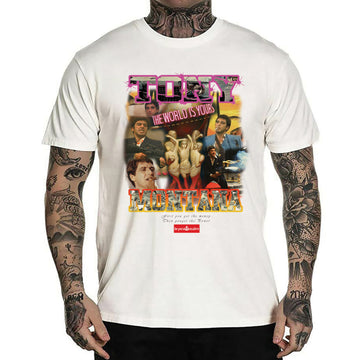 DPM69 T-shirt da uomo realizzata a mano dal design Tony Montana