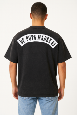 Own The Street With This Bold Oversized Black T-Shirt From De Puta Madre 69 (1)